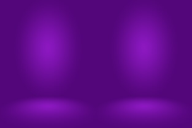 Conceito de fundo de estúdio fundo de sala de estúdio roxo gradiente escuro para produto