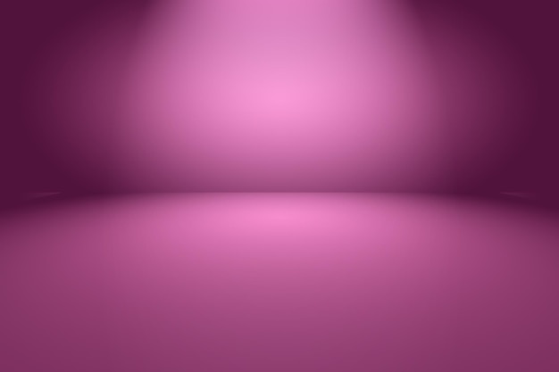 Foto grátis conceito de fundo do estúdio abstrato vazio claro gradiente roxo fundo da sala do estúdio para o produto