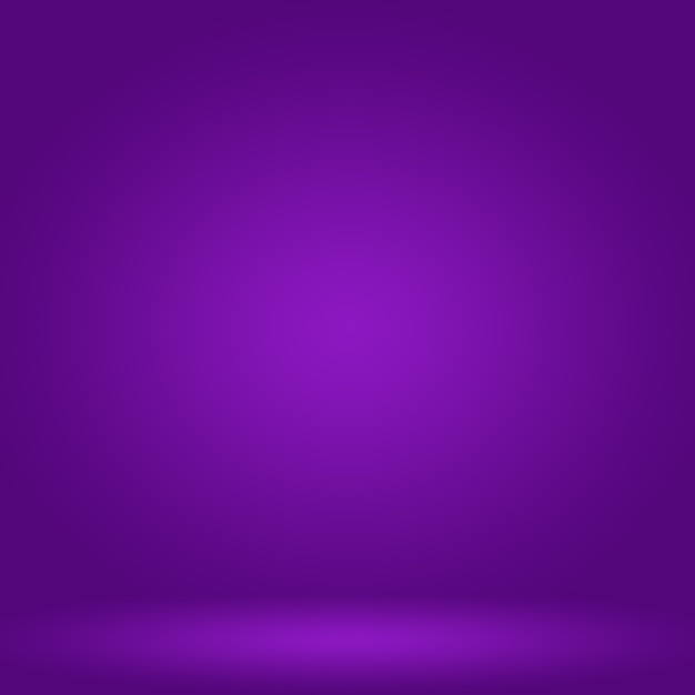 Conceito de fundo do estúdio abstrato vazio claro gradiente roxo fundo do quarto do estúdio para o produto