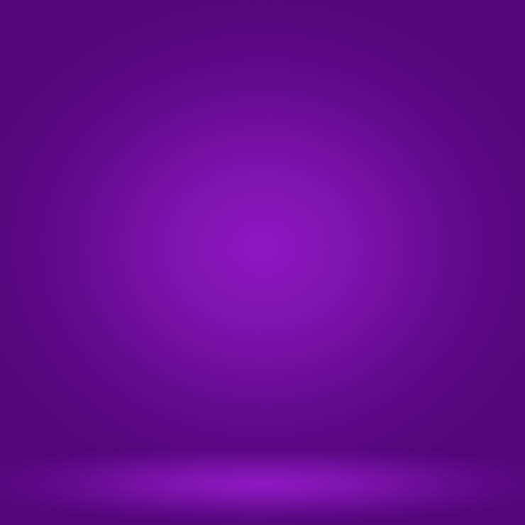 Conceito de fundo do estúdio abstrato vazio claro gradiente roxo fundo do quarto do estúdio para o produto