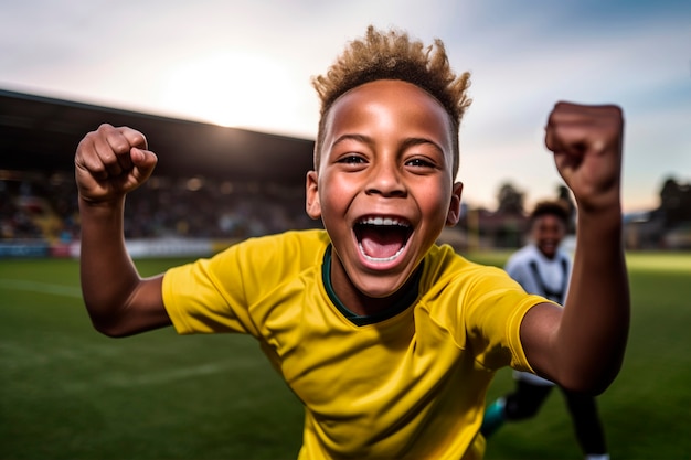 Foto grátis conceito de jogo de futebol