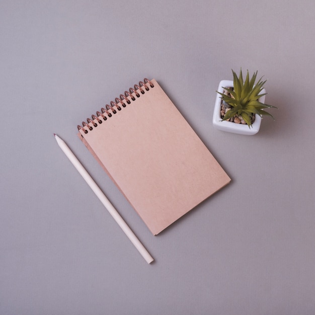 Conceito de lindas flores com notebook moderno