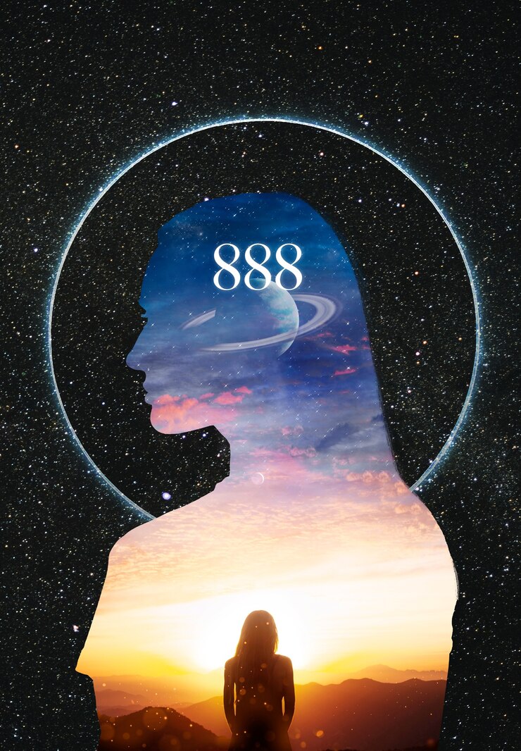 Foto grátis conceito de numerologia com plano médio de mulher