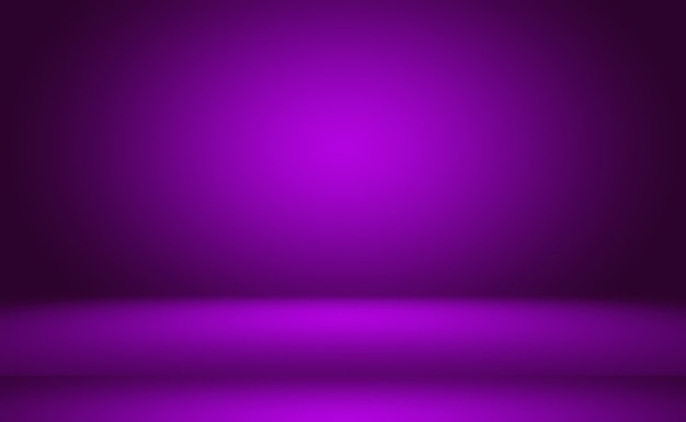 Conceito de plano de fundo do estúdio - abstrato vazio luz gradiente roxo estúdio quarto fundo para o produto. plano de fundo liso do estúdio.