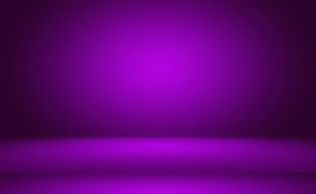 Conceito de plano de fundo do estúdio - abstrato vazio luz gradiente roxo estúdio quarto fundo para o produto. Plano de fundo liso do estúdio.