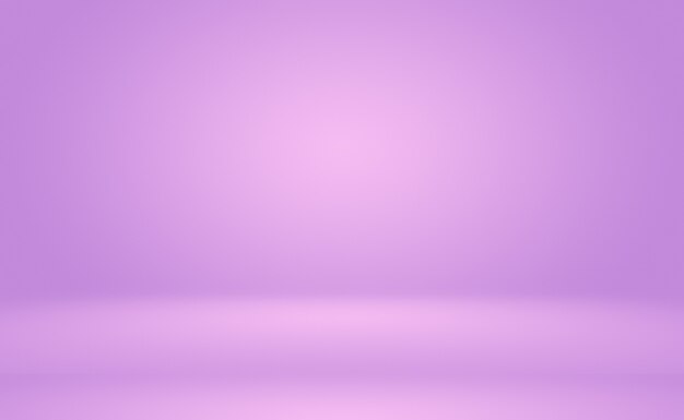 Conceito de plano de fundo do estúdio - abstrato vazio luz gradiente roxo estúdio quarto fundo para o produto. Plano de fundo liso do estúdio.