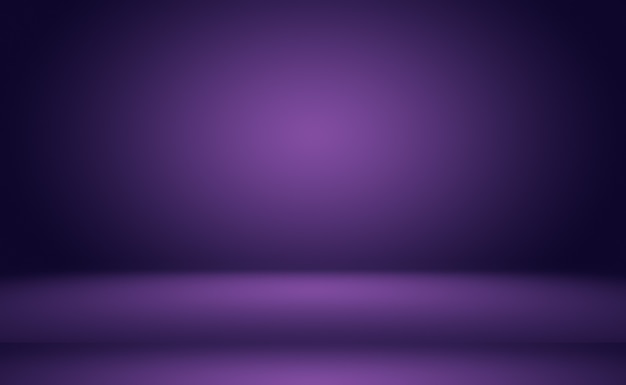 Conceito de plano de fundo do estúdio - abstrato vazio luz gradiente roxo estúdio quarto fundo para o produto. Plano de fundo liso do estúdio.