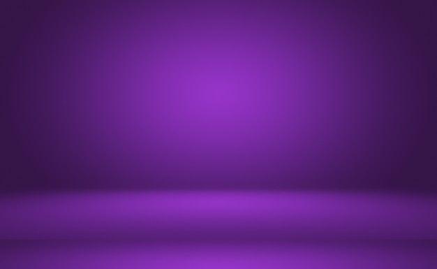 Conceito de plano de fundo do estúdio - abstrato vazio luz gradiente roxo estúdio quarto fundo para o produto. Plano de fundo liso do estúdio.