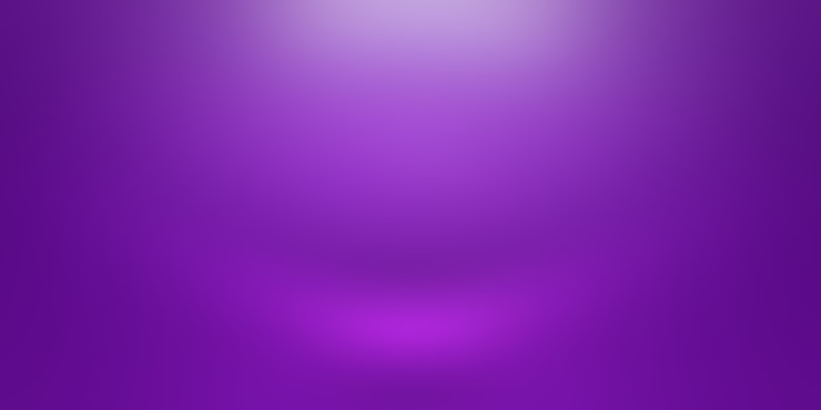 Foto grátis conceito de plano de fundo do estúdio - abstrato vazio luz gradiente roxo estúdio quarto fundo para o produto. plano de fundo liso do estúdio.