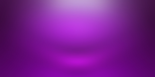 Conceito de plano de fundo do estúdio - abstrato vazio luz gradiente roxo estúdio quarto fundo para o produto. Plano de fundo liso do estúdio.