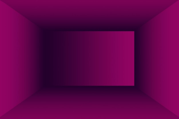 Conceito de plano de fundo do estúdio - abstrato vazio luz gradiente roxo estúdio quarto fundo para o produto. plano de fundo liso do estúdio.