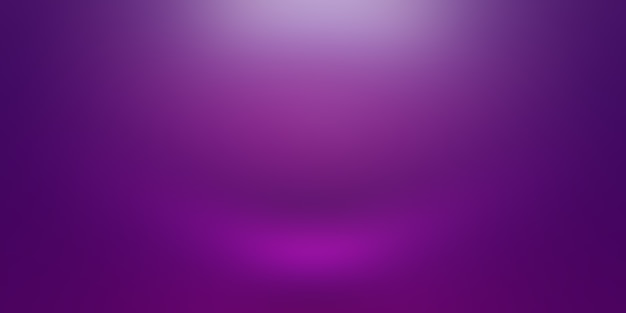 Conceito de plano de fundo do estúdio - abstrato vazio luz gradiente roxo estúdio quarto fundo para o produto. Plano de fundo liso do estúdio.