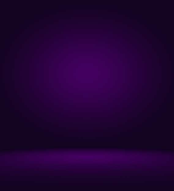 Conceito de plano de fundo do estúdio - abstrato vazio luz gradiente roxo estúdio quarto fundo para o produto.