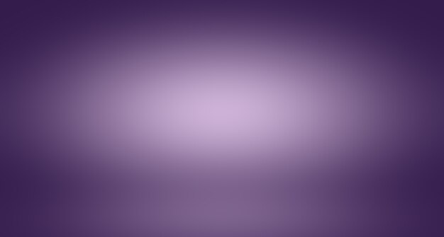 Conceito de plano de fundo do estúdio - abstrato vazio luz gradiente roxo estúdio quarto fundo para o produto.