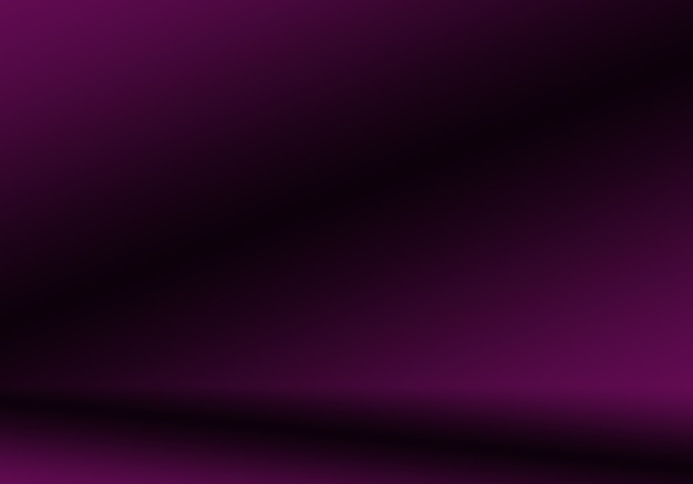 Conceito de plano de fundo do estúdio - abstrato vazio luz gradiente roxo estúdio quarto fundo para o produto.