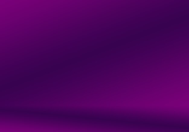 Conceito de plano de fundo do estúdio - abstrato vazio luz gradiente roxo estúdio quarto fundo para o produto.