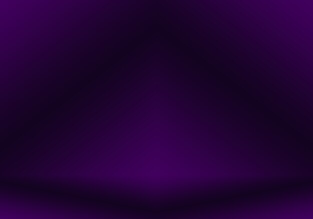 Conceito de plano de fundo do estúdio - abstrato vazio luz gradiente roxo estúdio quarto fundo para o produto.