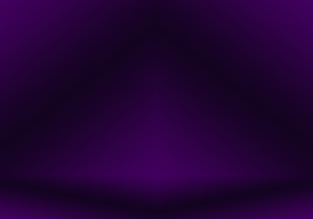 Conceito de plano de fundo do estúdio - abstrato vazio luz gradiente roxo estúdio quarto fundo para o produto.