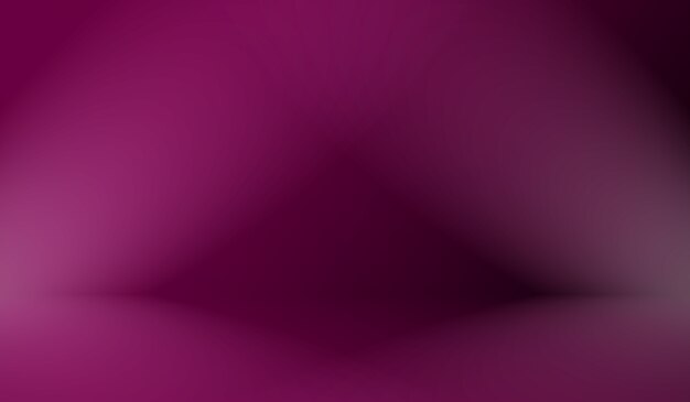 Conceito de plano de fundo do estúdio - abstrato vazio luz gradiente roxo estúdio quarto fundo para o produto.