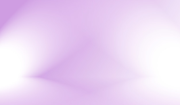 Conceito de plano de fundo do estúdio - abstrato vazio luz gradiente roxo estúdio quarto fundo para o produto.