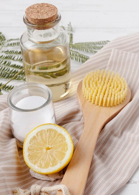 Conceito de produtos de limpeza ecológica