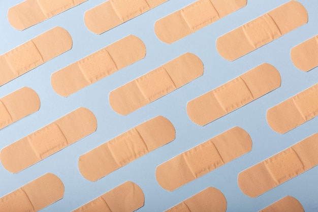 Foto grátis conceito de proteção com band-aid