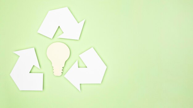 Conceito de reciclagem ecológica