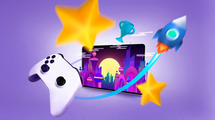 Foto grátis conceito de renderização 3d de gamificação