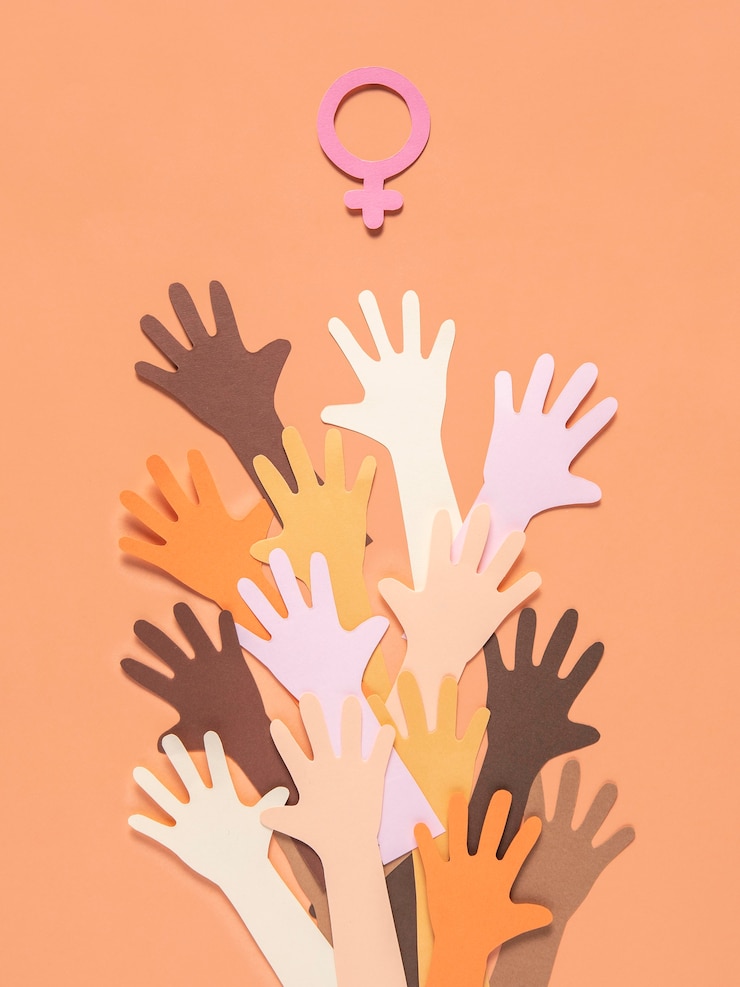 Foto grátis conceito de solidariedade de cima