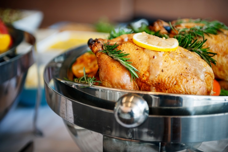 Foto grátis conceito gourmet culinário do partido de bufete da culinária da restauração do alimento