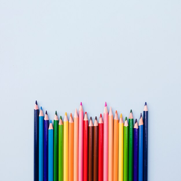 Conjunto de lápis de cor