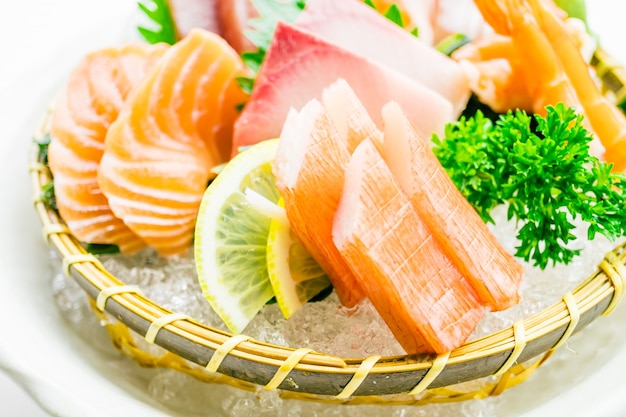 Conjunto de sashimi misto