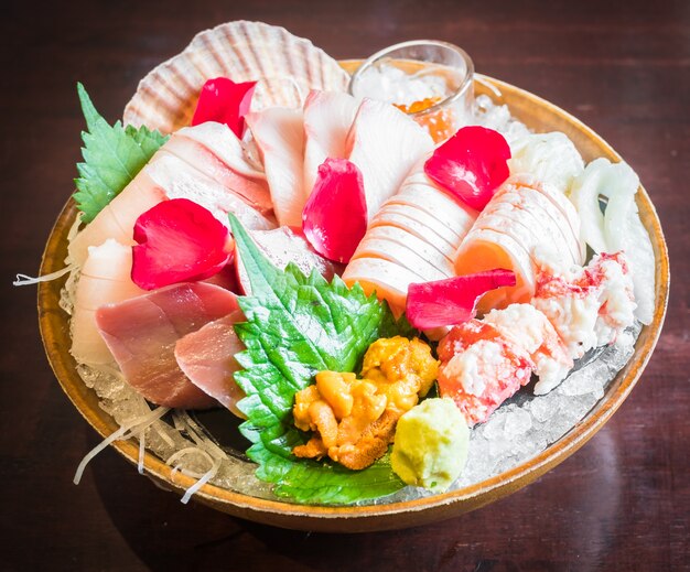 conjunto sashimi