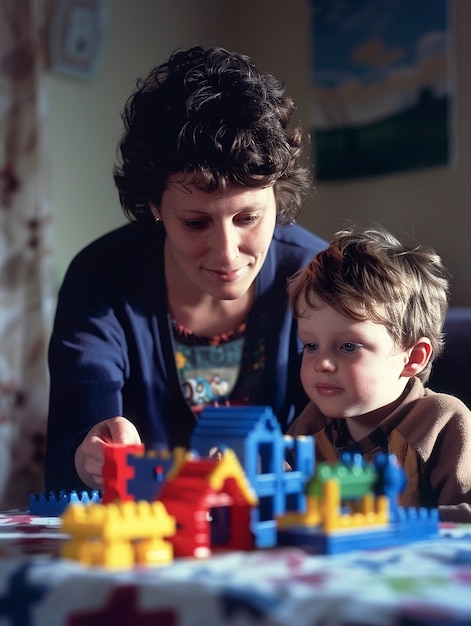 Foto grátis conscientização do dia do autismo representada por pessoas diversas