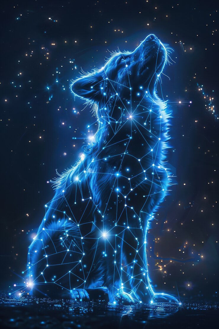 Foto grátis constelação de animais fantásticos