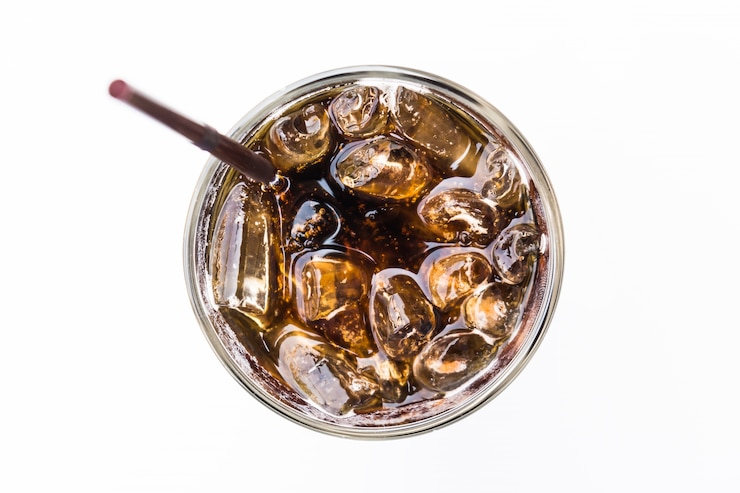 Foto grátis copo de cola