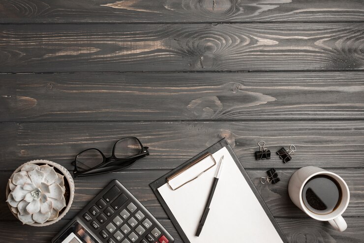 Foto grátis copyspace e elementos de negócios