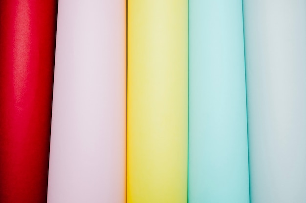 Cores suaves de papel