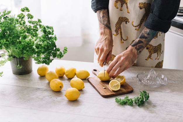 Corte de alimentos