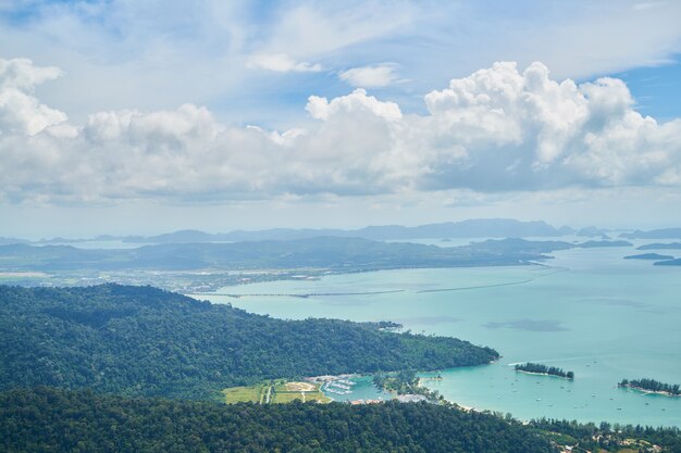 costa vista de cima