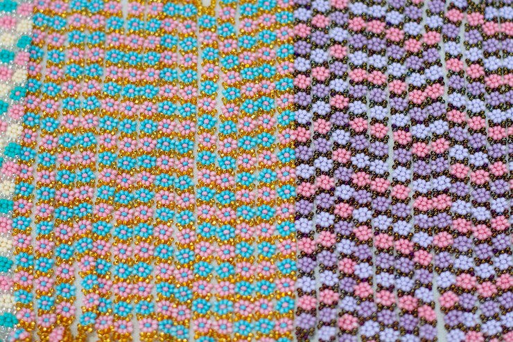 Foto grátis cultura mexicana com texturas florais
