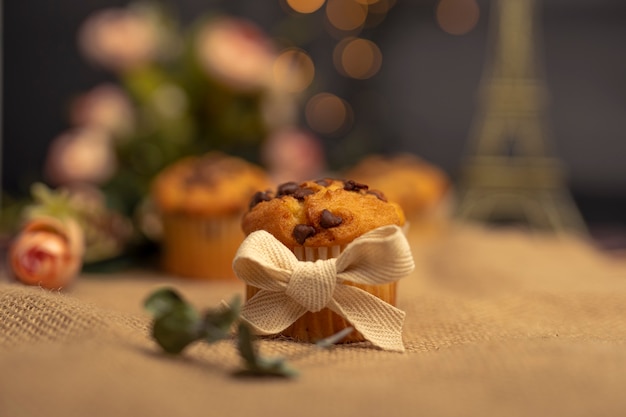 Cupcake muffin bolo fofo Foto Premium