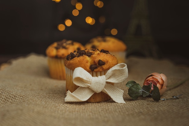 Cupcake muffin bolo fofo Foto Premium