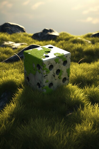 Dados 3D na natureza