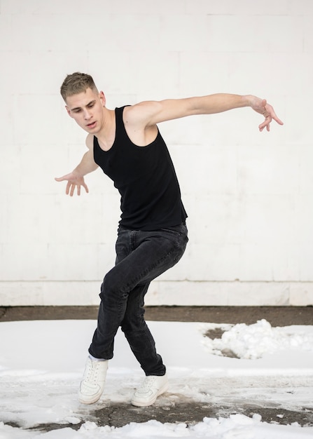 Dança masculina ao hip-hop