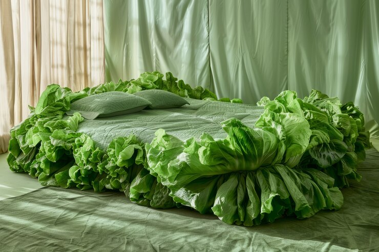 Foto grátis decoração de interiores e móveis inspirados em frutas e legumes