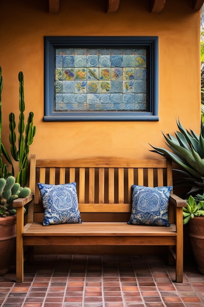 Decoração de interiores inspirada no folclore mexicano