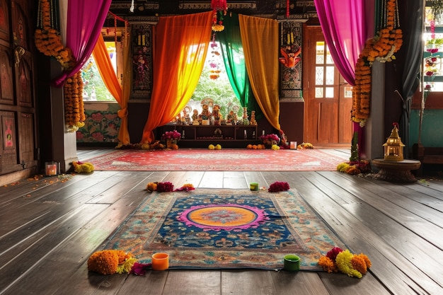 Foto grátis decoração de interiores navratri