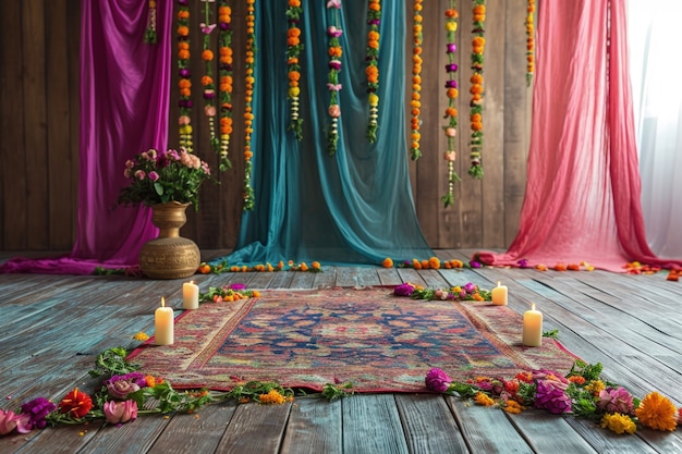 Foto grátis decoração de interiores navratri