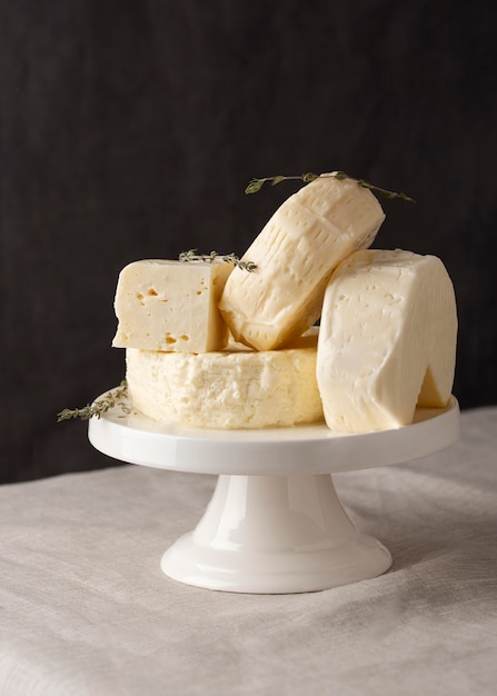 Deliciosa composição de queijo paneer
